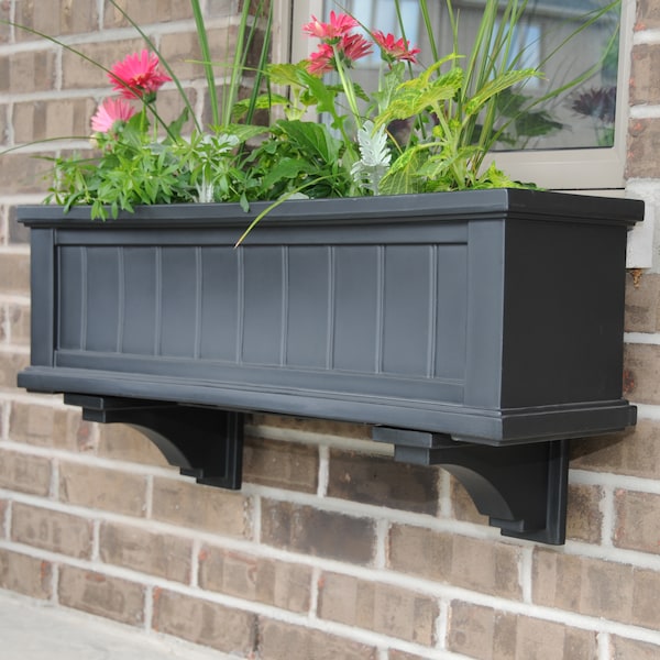 Cape Cod Window Box 3' - Black